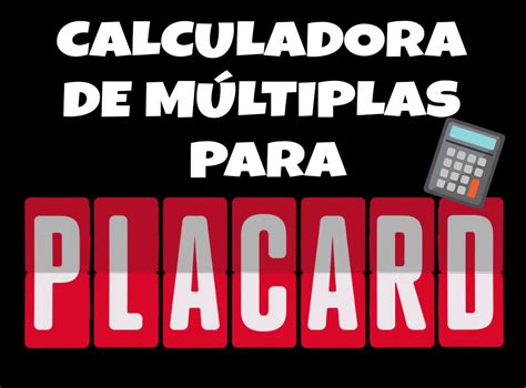 calculadora placard combinadas  Go!A calculadora Placard está disponível no site, quando usuário adiciona seleções no boletim